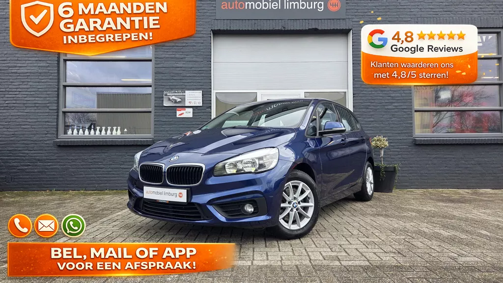 BMW 2-serie Active Tourer 218i | AUTOMAAT | NAVIGATIE | PARKEERSENSOREN | VOLLEDIGE ONDERHOUDSHISTORIE AANWEZIG
