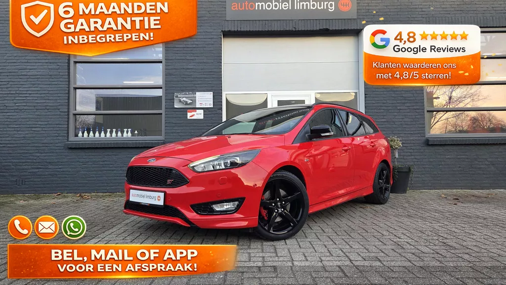 Ford Focus Wagon 1.5 Red Edition ST-line | Bi-xenon | LED | WINTERPAKKET | VOLLEDIGE ONDERHOUDSHISTORIE