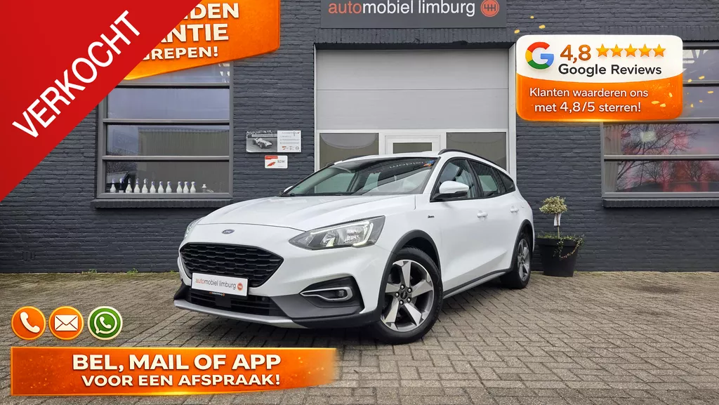 Ford Focus Wagon 1.0 EcoBoost Active | Carplay/Adroid | WINTERPAKKET | 1e EIGENAAR | VOLLEDIGE ONDERHOUDSHISTORIE