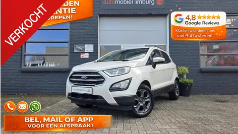 Ford EcoSport 1.0 EcoBoost Cool&amp;Connect | 'Arctisch-wit' PARELMOER | WINTERPAKKET | NAVIGATIE | 1e EIGENAAR