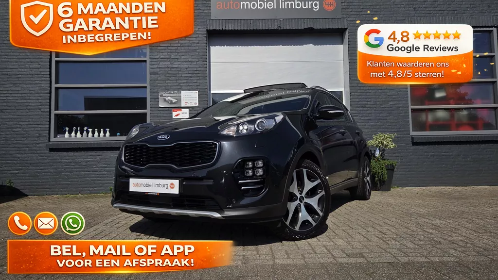Kia Sportage 1.6 T-GDI 4WD GT-Line PlusLine | VOL OPTIES! | AUTOMAAT | GEVENTILEERDE STOELEN | PANODAK | LED | CAMERA | VOL LEDER