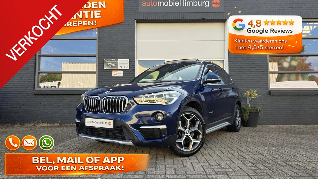 BMW X1 sDrive20i AUTOMAAT | LED | HEAD-UP | PANORAMADAK | LEDER OYSTER